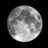 Moon age: 15 days, 13 hours, 10 minutes,100%