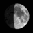 Moon age: 10 days, 1 hours, 22 minutes,75%